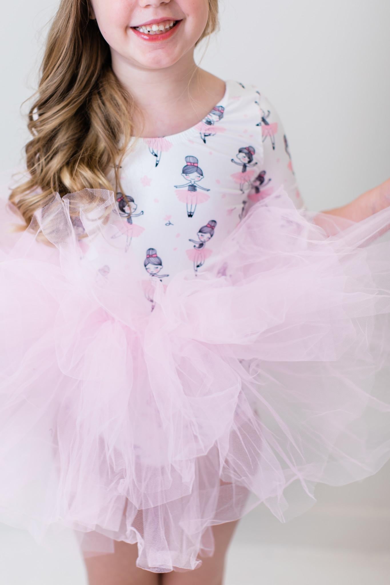 Ballerina 3/4 Sleeve Tutu Leotard