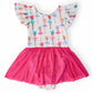 Ballerina Bows Short Sleeve Twirl Leotard