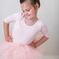Ballet Pink 3/4 Sleeve Tutu Leotard