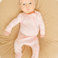 Baby Pink Bamboo Convertible Jumpsuit (0-3 Months)