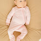 Baby Pink Bamboo Convertible Jumpsuit (0-3 Months)