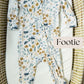 Fall Floral Baby Bamboo Pajamas- Multiple Style Options