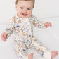 Fall Floral Baby Bamboo Pajamas- Multiple Style Options