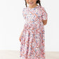 Batter Up Short Sleeve Pocket Twirl Dress