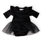Black Velvet Tutu Bodysuit