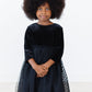 Black Velvet Tutu Dress