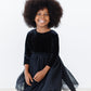 Black Velvet Tutu Dress