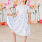 Blossom Bliss Short Sleeve Pocket Twirl Dress
