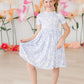 Blossom Bliss Short Sleeve Pocket Twirl Dress