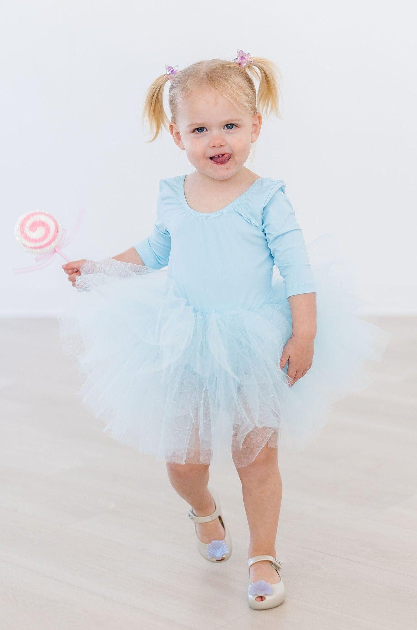 Bluebird 3/4 Sleeve Tutu Leotard