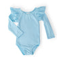Bluebird Long Sleeve Flutter Sleeve Leotard