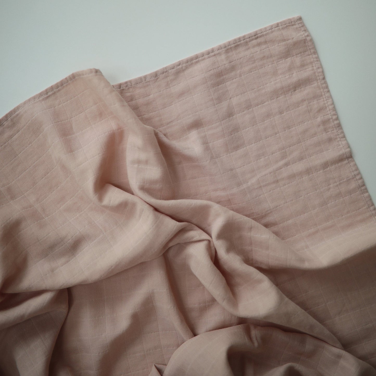 Organic Cotton Muslin Swaddle Blanket- Multiple Color Options