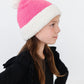 Bright Pink Cozy Pom Beanie