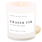 Fraser Fir Soy Candle - White Jar - 11 oz