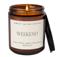 Weekend Soy Candle - Amber Jar - 9 oz