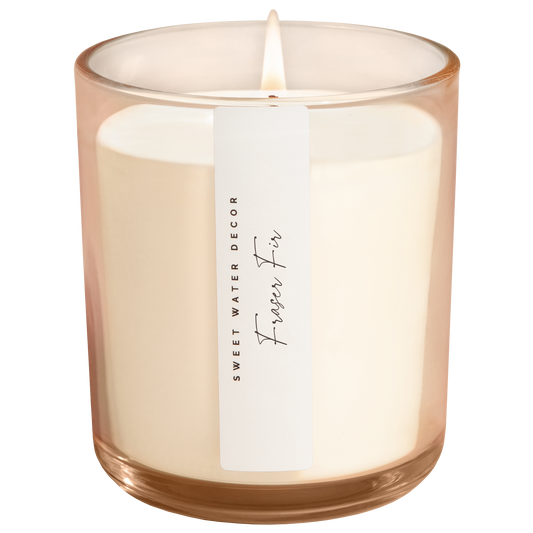 Fraser Fir Soy Candle - Tinted Glass Jar - 12 oz