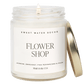 Flower Shop Soy Candle - Clear Jar - 9 oz