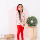 Holly Red | Ribbed SLIM LEGGINGS