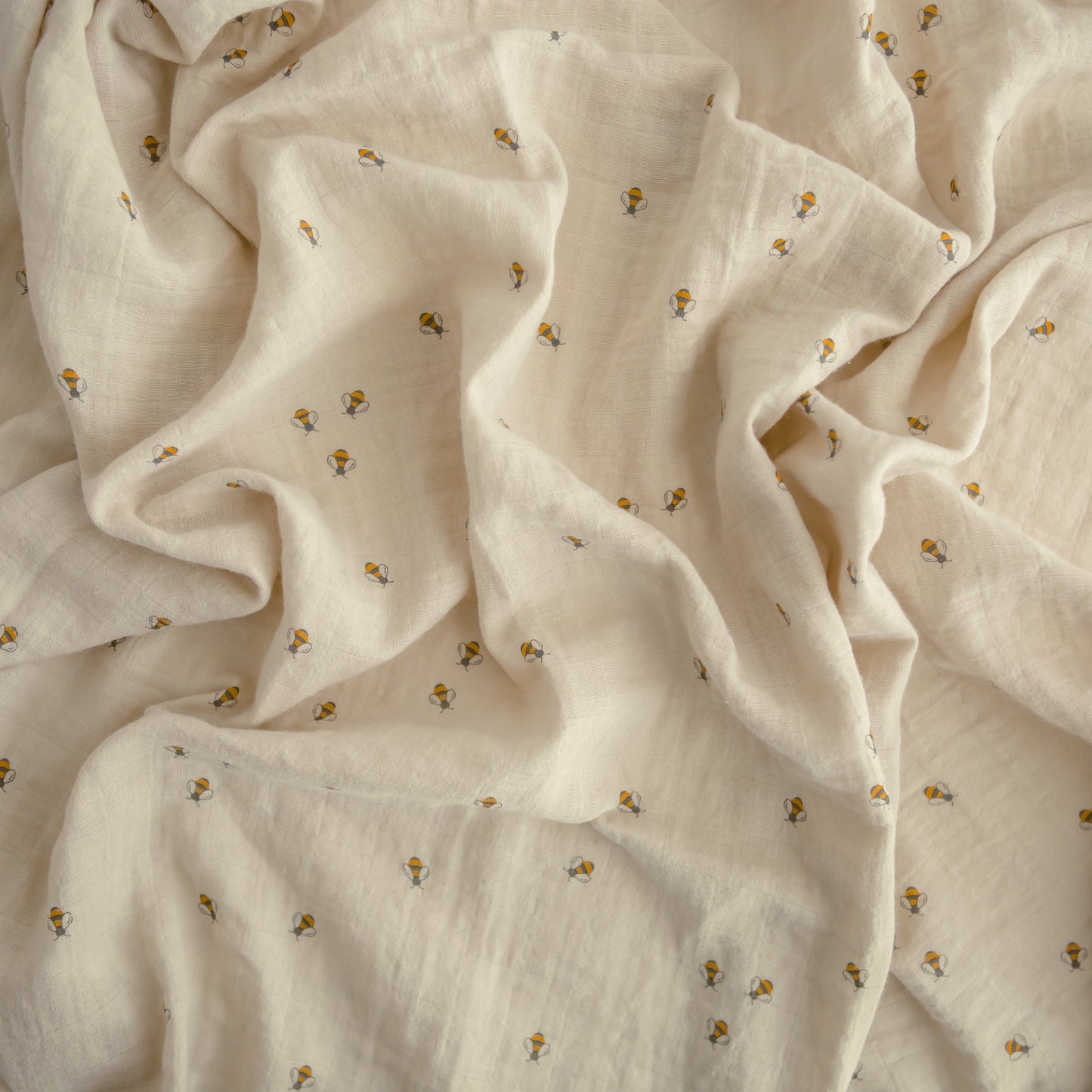 Organic Cotton Muslin Swaddle Blanket- Multiple Color Options