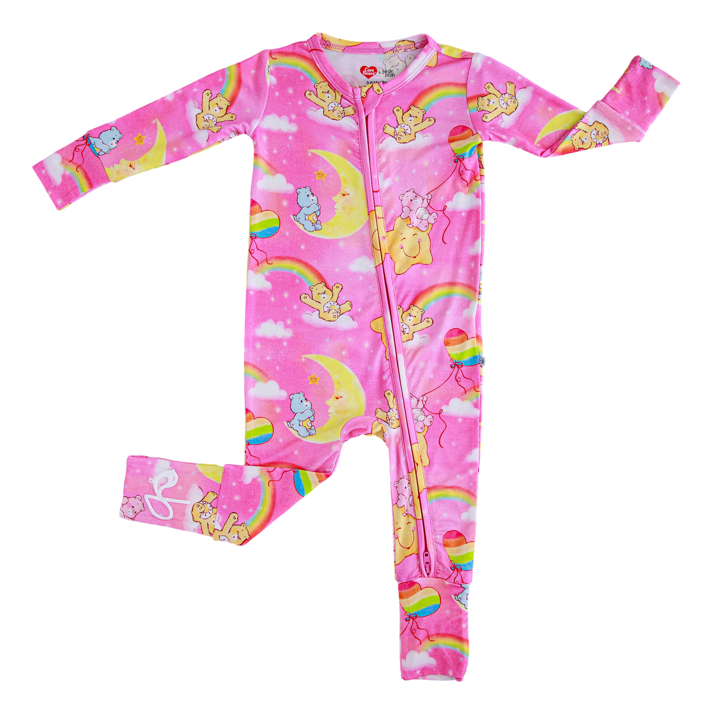 Care Bears Baby™ Pink Stars Convertible Zip Pajama