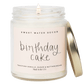 Birthday Cake Soy Candle - Clear Jar - 9 oz