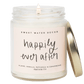 Happily Ever After Soy Candle - Clear Jar - 9 oz (Palo Santo Patchouli)