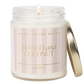 Mango and Coconut Soy Patterned Candle - Clear Jar - 9 oz