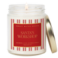 Santa's Workshop Soy Candle - 9 oz Clear Jar (Merry and Bright)