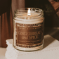 Gingerbread and Spice Soy Candle - Clear Jar - 9 oz Patterned