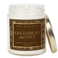 Gingerbread and Spice Soy Candle - Clear Jar - 9 oz Patterned