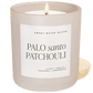 Palo Santo Patchouli Soy Candle - Tan Matte Jar - 15 oz
