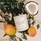 Mango and Coconut Soy Candle - Tan Matte Jar - 15 oz