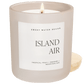 Island Air Soy Candle - Tan Matte Jar - 15 oz