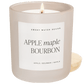 Apple Maple Bourbon Soy Candle - Tan Matte Jar - 15 oz (Sunday Brunch)