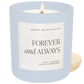 Forever and Always Soy Candle - Blue Matte Jar - 15 oz