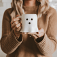 Ghost Face 12oz. Figurine Coffee Mug