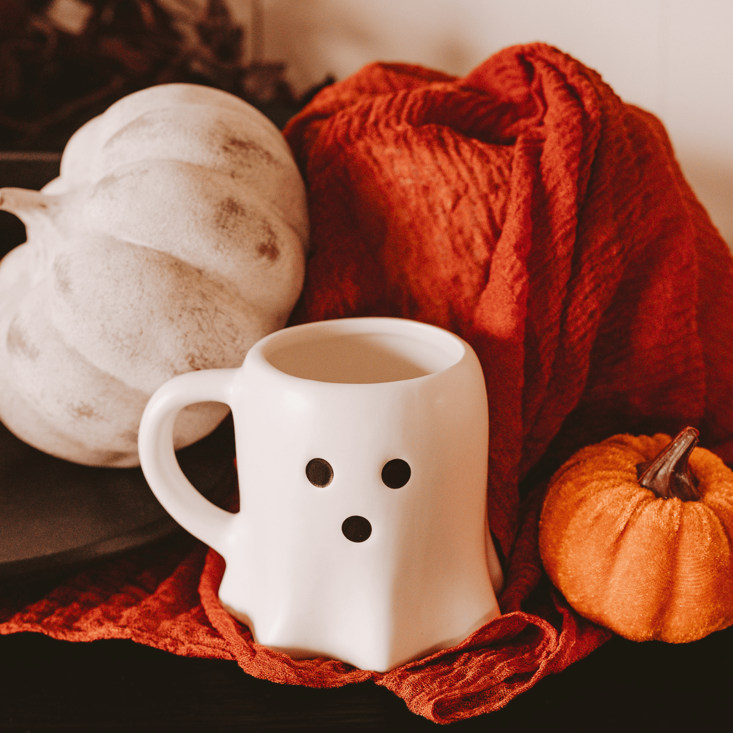Ghost Face 12oz. Figurine Coffee Mug