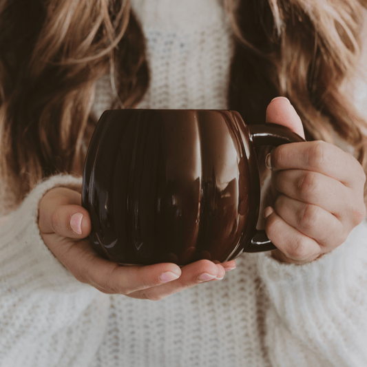 Brown Pumpkin 19oz. Figurine Coffee Mug