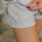 Call it What you Wanna Drawstring Skort in Grey