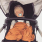 Camel Brown Swaddle Blanket and Hat Set