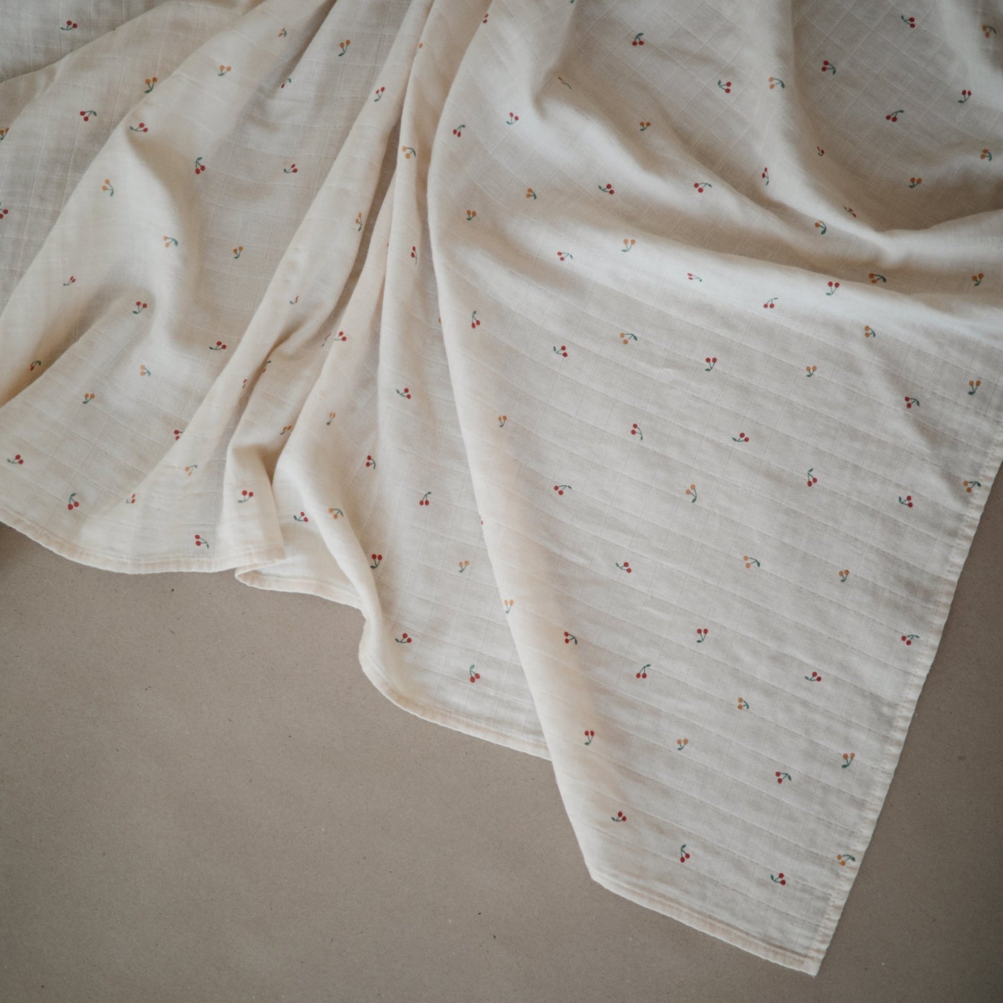 Organic Cotton Muslin Swaddle Blanket- Multiple Color Options