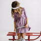 Vintage Violet 3/4 Sleeve Pocket Twirl Dress