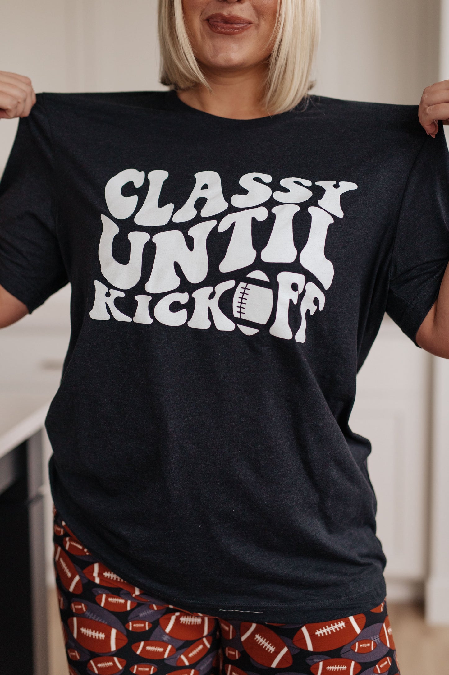 Classy Until Kickoff Tee (Size Medium)