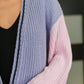 Coffee Date Color Block Cardigan