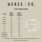 Mama's Coffee Date Embroidered Corded Crewneck -  Latte