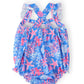 Coral Cove Ruffle Cross Back Romper