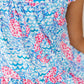 Crab Walk Ruffle Cross Back Dress
