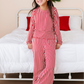 Red Stripes | GIRLS WIDE-LEG PAJAMA SET