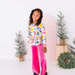 Hot Pink Velvet | Wide-Leg Pants