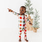 Holiday Plaid | ZIP ROMPER